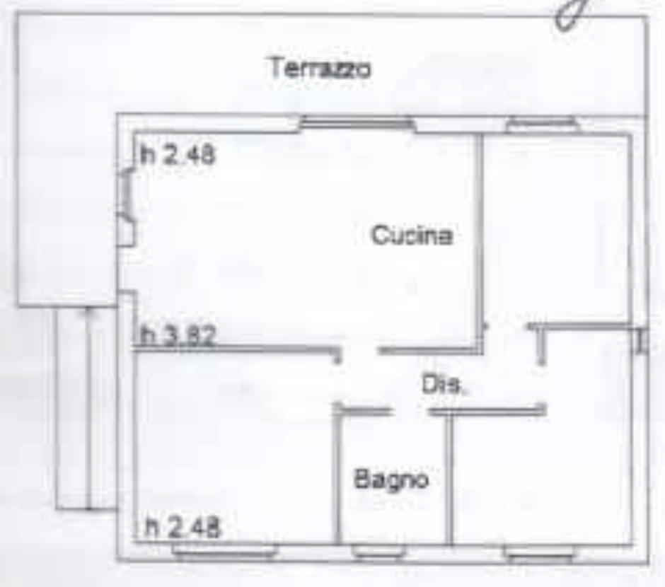 Planimetria del piano abitativo